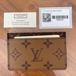 🔺SOLD🔺Louis Vuitton Reverse Monogram Card Holder